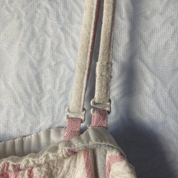 AMERICAN EAGLE Striped Tube Romper Linen blend Size M - Picture 7 of 15